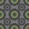 Seamless pattern with geometric colors. The combination of gray and green.