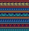 Seamless pattern with geometric ethnic ornaments of northern nations