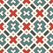 Seamless pattern with geometric figures. Repeated squares and rhombuses ornamental abstract background.