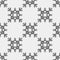 Seamless pattern of geometric snowflake. square snowflakes. Vector