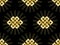Seamless Pattern of Gold Endless Knot