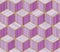 Seamless pattern with golden geometric rhombus. Mosaic. Geometric 3D seamless pattern with cubes. Pattern in crimson, gray