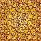 Seamless pattern golden leopard texture background