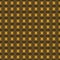 Seamless pattern. Golden mail on black background.