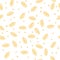 Seamless pattern with granola, muesli on white background. Healthy food, oat flakes, vector cartoon illustration