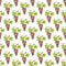 Seamless pattern with Grape, Vitis vinifera, branch