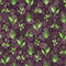 Seamless pattern with grass and stones