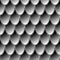 Seamless pattern gray chain mail dragon scales. Simple background for design