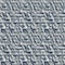 Seamless pattern of gray triangles 3D render