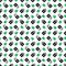 Seamless pattern - green and black padlocks