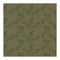 Seamless pattern with green blueberry leaves on a gray-green background