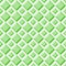 Seamless pattern of green diamonds