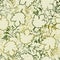 Seamless pattern with green thin silhouettes of dry wild herbs, linear leaves