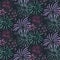 Seamless pattern with hand drawn fireworks. Colorful holiday vector endless background