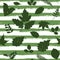 Seamless pattern with hand drawn horizontal stripes and leaves print.