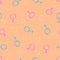 Seamless pattern hand drawn icon