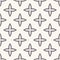 Seamless pattern hand drawn petal star trellis grid background. Geometric monochrome allover print. Vector geo swatch