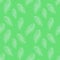 Seamless pattern with hand-drawn softness white feathers on green , Great for wedding decor, wrapping paper, background, fabric