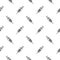 Seamless pattern hand drawn syringe doodle. Sketch style icon. D