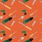 Seamless pattern with hand tools