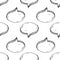 Seamless pattern Handdrawn cloud doodle icon. Hand drawn black sketch. Sign symbol. Decoration element. White background. Isolated