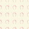 Seamless pattern of headbands in rows on a creame background.