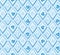 Seamless pattern with hearts and blue diamonds