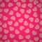 Seamless pattern from hearts on a pink background. Valentine`s Day. Painted scrawl. Background for your design. Vector.