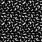 Seamless pattern with Helminths - vector dark background