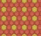 Seamless pattern of hex cobblestone pavement