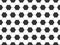 Seamless pattern of the hexagonal net Geometric abstract background of white and black polygons Graphic seamless grid of hexagons