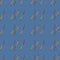 Seamless pattern of hoes on a blue background
