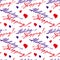 Seamless pattern with \