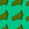 Seamless pattern of horizontally aligned arrows