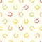 Seamless pattern - horseshoe (good luck symbol)