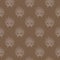 Seamless pattern with icon simple of cute hedgehog