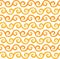 Seamless pattern in Indonesian vintage batik luxury style with yellow curves.