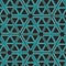 Seamless pattern industrial blue grid metallic