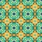 Seamless pattern inspired by Italian antique tiles