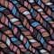 Seamless pattern with interweaving of braids