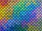 Seamless pattern of interwoven multicolored ribbons