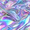 Seamless pattern of iridescent fabric waves