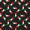 Seamless pattern with Italian flag colorsboot