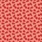 Seamless pattern of java apple or red guava on a pink background. The fruit of java