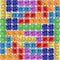 Seamless pattern with jewelry tile mosaic blocks