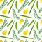 Seamless pattern jewish holiday Sukkot. Repeating design