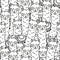 Seamless Pattern Kawaii Cute Llama