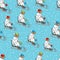 Seamless pattern with lambs. EPS,JPG.