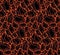 Seamless pattern of lava with stones. Magma from molten rock. Eruption with Earthquake. Natural disaster. Vector texture