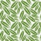 Seamless pattern with leaves imprints